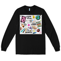 Black teacher always learning Long Sleeve Tee - NancyCooperArtShop