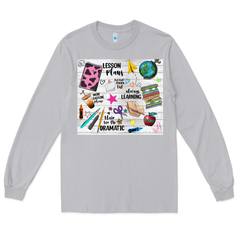 Teacher Always Learning Long Sleeve Tee by NancyCooperArtShop | Teevron