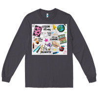 Smoke teacher always learning Long Sleeve Tee - NancyCooperArtShop