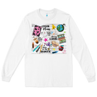 White teacher always learning Long Sleeve Tee - NancyCooperArtShop
