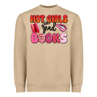 Mushroom hot girls read books Heavyweight Sweatshirt - MaliasSmallBusiness
