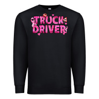 Black Breast Cancer truck driver Premium Sweatshirt - texasbilliewilder
