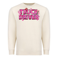 Breast Cancer Truck Driver Premium Sweatshirt | Teevron