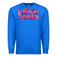 True Royal Breast Cancer truck driver Premium Sweatshirt - texasbilliewilder