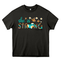 Asphalt she is strong Heavy Core Tee - HRA Design Shop