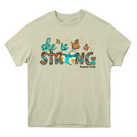 Mossy she is strong Heavy Core Tee - HRA Design Shop