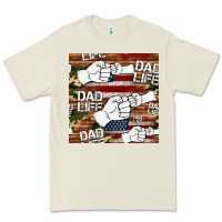 Bone dad life fist bump seamless pattern Premium Tee - HRA Design Shop