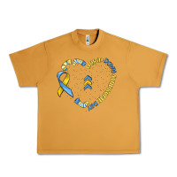 Peanut Butter world down syndrome day Urban Heavy Tee - MaliasSmallBusiness