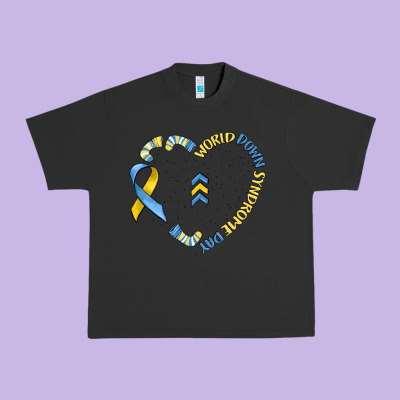 World Down Syndrome Day Urban Heavy Tee Designed By Maliassmallbusiness