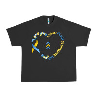 Pigment Black world down syndrome day Urban Heavy Tee - MaliasSmallBusiness