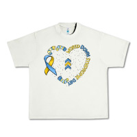Pistachio world down syndrome day Urban Heavy Tee - MaliasSmallBusiness