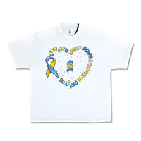 White world down syndrome day Urban Heavy Tee - MaliasSmallBusiness