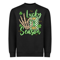 Black lucky season Heavyweight Sweatshirt - MaliasSmallBusiness