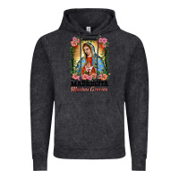 Vintage Black madrecita muchas gracias lady of Guadalupe Vintage Hoodie - BarkalooDesign