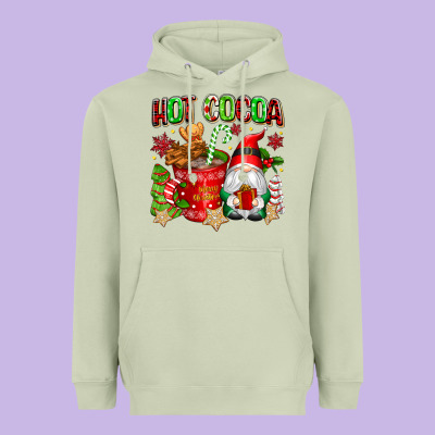 Hot Cocoa Heavyweight Hoodie Designed By Texasbilliewilder