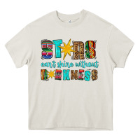 Cream stars cant shine without darkness Heavy Core Tee - HRA Design Shop