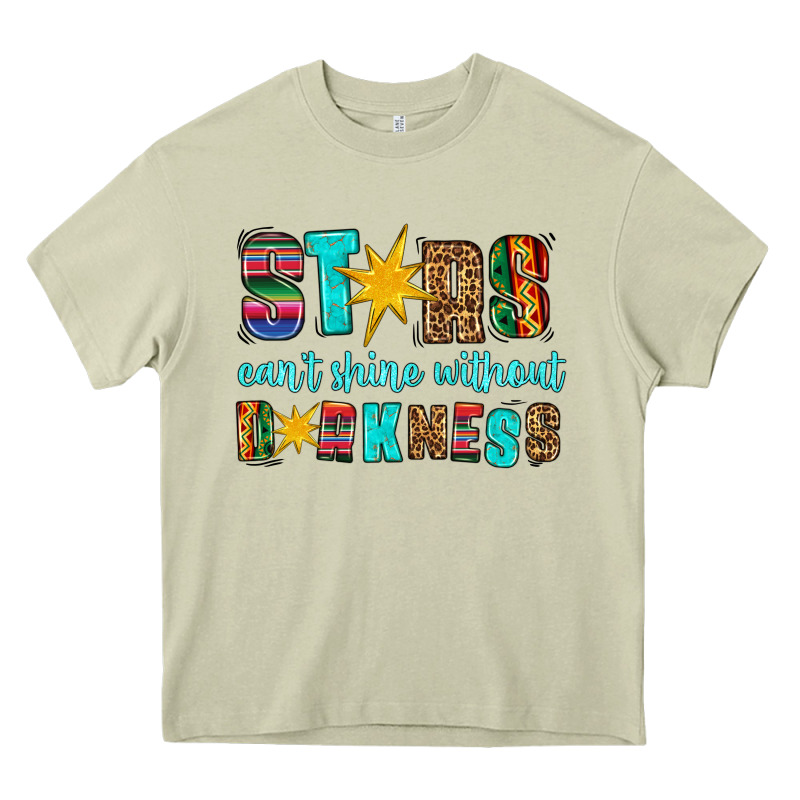 Stars Cant Shine Without Darkness Heavy Core Tee by HRA Design Shop | Teevron