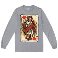 Queen Of Hearts Cowgirl Long Sleeve Tee | Teevron