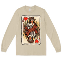 Mushroom queen of hearts cowgirl Long Sleeve Tee - NancyCooperArtShop