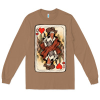 Toasted Coconut queen of hearts cowgirl Long Sleeve Tee - NancyCooperArtShop