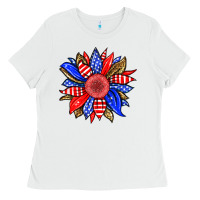 White America sunflower Ladies Tee - Neo Western