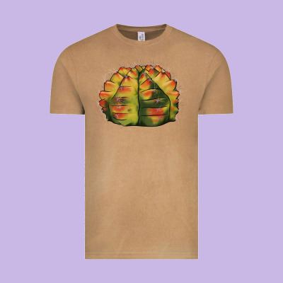 Gymnocalycium Variegated Cactus Vintage Tee Designed By Lillyallendesigns