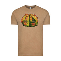 Vintage Coffee Gymnocalycium Variegated Cactus Vintage Tee - LillyAllenDesigns