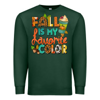 Sports Green Fall is my favorite color Premium Sweatshirt - NancyCooperArtShop
