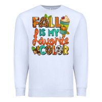 White Fall is my favorite color Premium Sweatshirt - NancyCooperArtShop