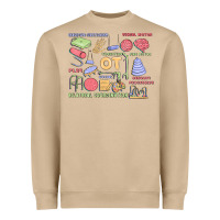 Mushroom biliteral coordintiom Heavyweight Sweatshirt - MaliasSmallBusiness