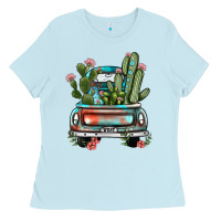 Baby Blue farm truck, Ladies Tee - JahusDesignShop