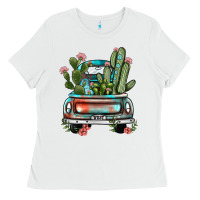 White farm truck, Ladies Tee - JahusDesignShop