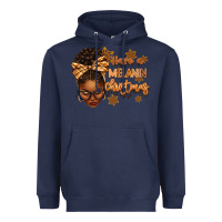 Navy Have a melanin Christmas afro woman Heavyweight Hoodie - texasbilliewilder