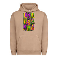 Pigment Burro mardi gras louisiana Urban Hoodie - FaDigitalArtStudio
