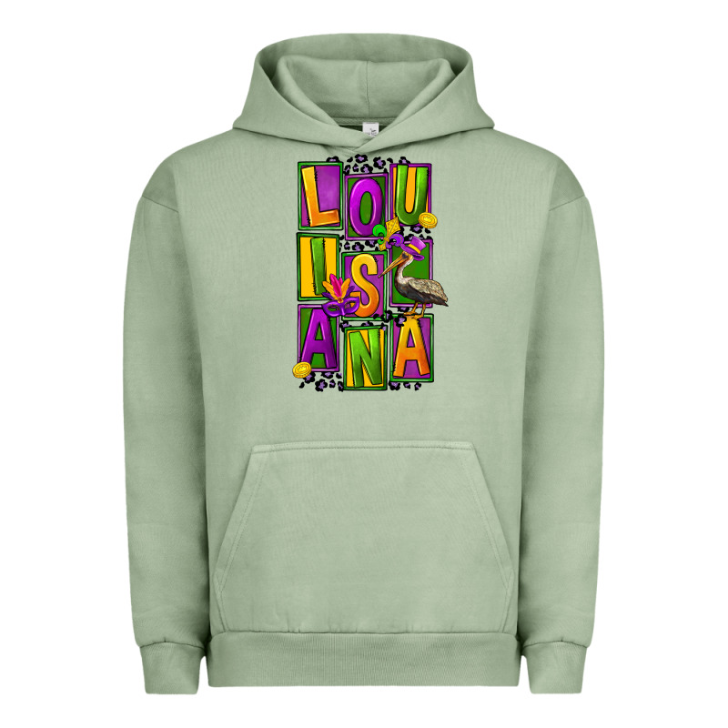 Mardi Gras Louisiana Urban Hoodie by FaDigitalArtStudio | Teevron