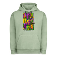 Pigment Oil Green mardi gras louisiana Urban Hoodie - FaDigitalArtStudio