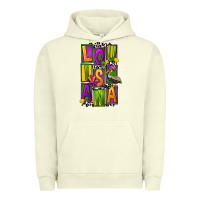 Pigment Pistachio mardi gras louisiana Urban Hoodie - FaDigitalArtStudio