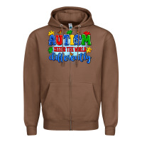Chestnut autism seeing the world differently Zipper Hoodie - Artiststas