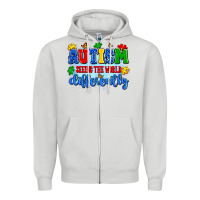 Dove Grey autism seeing the world differently Zipper Hoodie - Artiststas