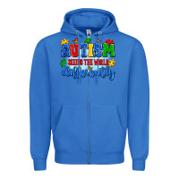 True Royal autism seeing the world differently Zipper Hoodie - Artiststas