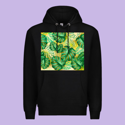 Monstera Leaf Premium Hoodie Designed By Tumblerdesignbyshophia