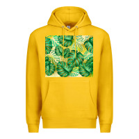 Lemon monstera leaf Premium Hoodie - TumblerDesignByShophia