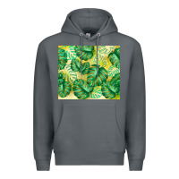 Rock monstera leaf Premium Hoodie - TumblerDesignByShophia