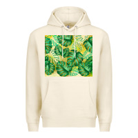 Tofu monstera leaf Premium Hoodie - TumblerDesignByShophia