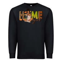 Black Home girl Fall afro girl Premium Sweatshirt - NancyCooperArtShop