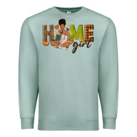 Seafoam Home girl Fall afro girl Premium Sweatshirt - NancyCooperArtShop