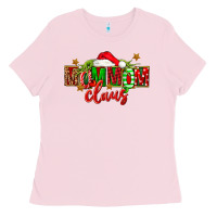 Bubblegum Pink christmas mom mom claus Ladies Tee - FaDigitalArtStudio