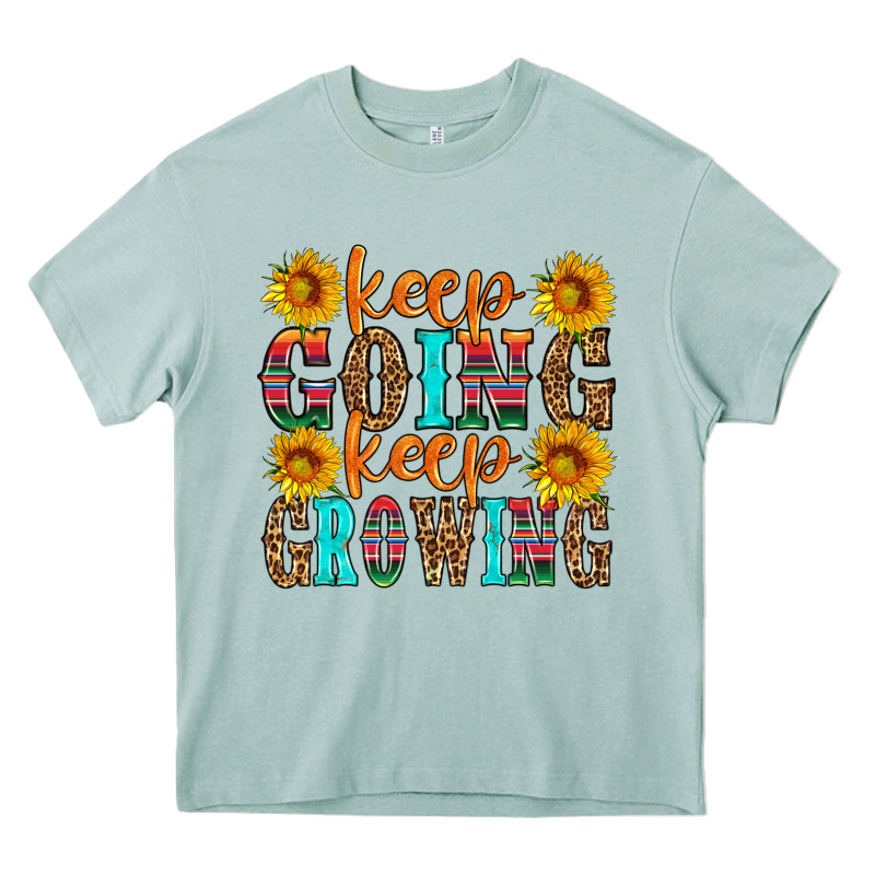 Keep Going Keep Growing Heavy Core Tee by HRA Design Shop | Teevron