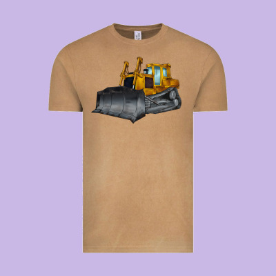 Bulldozer Vintage Tee Designed By Lillyallendesigns
