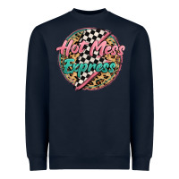 Navy hot mess express Heavyweight Sweatshirt - MaliasSmallBusiness